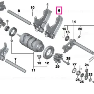 Furca schimbare viteze 1 și 3 - BMW Motorrad Reducere