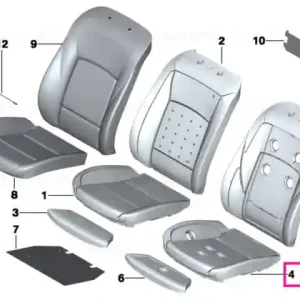 Secțiune spumă, scaun confort, A/C - BMW Reducere specială