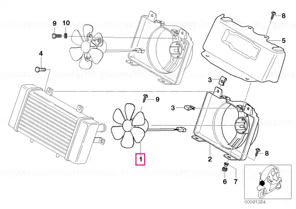 Ventilator - BMW Motorrad Chilipir
