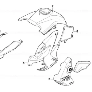 Capac lateral stâng - BMW Motorrad Cel mai bun preț
