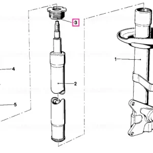 Cel mai vândut Inel filetat cu filet extern M48X1,5BILSTEIN - BMW