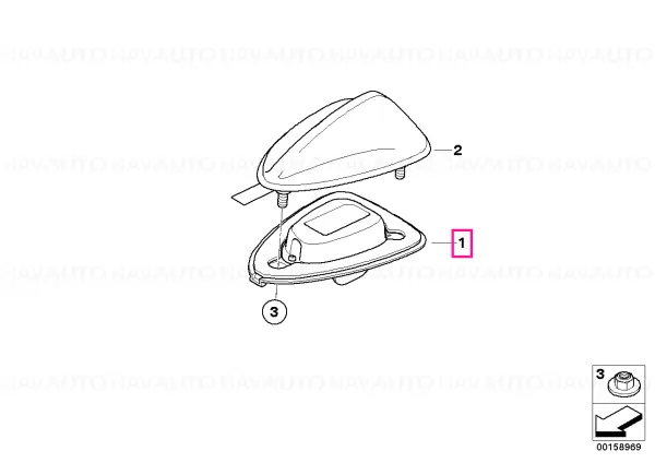 Reducere extra Antenă SDARS - BMW