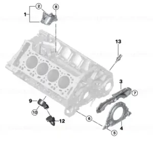 Set garnituri bloc motor fără azbest - BMW Premium
