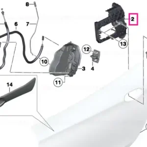 Vezi acum Suport mâner ușă exterior stânga -CODE- - BMW