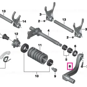 Cumpără online Pârghie schimbător manual - BMW Motorrad