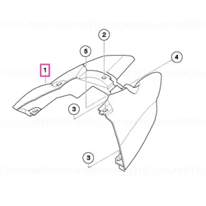 Disponibil imediat Partea spate - BMW Motorrad