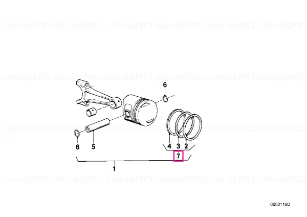 Premium Kit reparaţie segmenţi piston KS BR1+BR2 - BMW