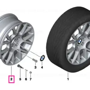 Cel mai bun preț Jantă aliaj ușor 10JX20 ET:41 10JX20    ET:41 - BMW