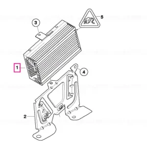 Amplificator sistem hifi - BMW - Mini Plată securizată