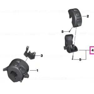 Disponibil imediat Capac comutator combinat dreapta - BMW Motorrad