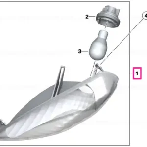 Mai ieftin Indicator direcție față stânga alb - BMW Motorrad