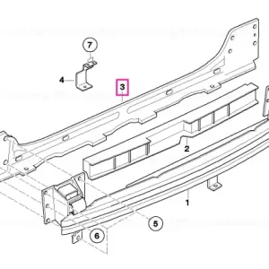 Disponibil imediat Intarire, piesa caroseerie spate - BMW - Mini