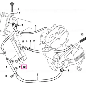 Doar azi Inel garnitură 8X16X1,5 - BMW Motorrad