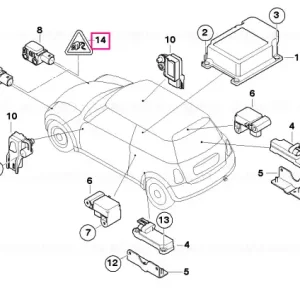 Doar azi Capac conector - BMW - Mini