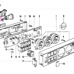 Senzor temperatura interior ventilator - BMW Plată sigură