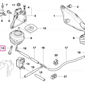 Retur ușor Șurub ASA M8X55-U1 - BMW