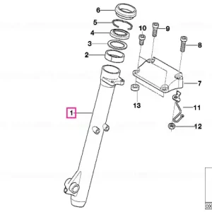 Tub glisare stânga - BMW Motorrad Reduceri