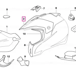 Placă cască mare 61-64 - BMW Motorrad Ultima șansă