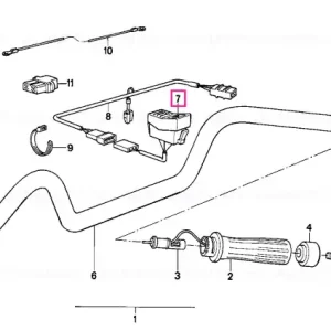 Mâner comutator încălzit L=210MM - BMW Motorrad Reduceri