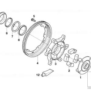 Comandă acum Piuliță guler 37X1.5 - BMW Motorrad