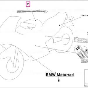 Promoție Inscripție Boxer Cup stânga REPLIKA MJ2004 - BMW Motorrad