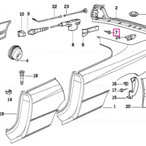 Șurub Torx pentru plastic L=10MM - BMW - Mini Preț redus