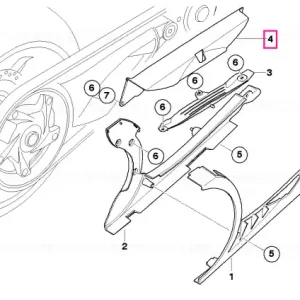 Popular Protectie curea, superior exterior - BMW Motorrad