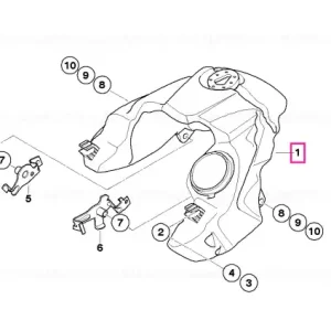 Rezervor combustibil - BMW Motorrad Ofertă limitată