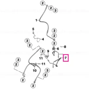 Kit reparare conducte frână față - BMW Motorrad Expediere rapidă