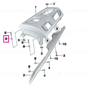 Bucșă lungă D=7X9H=10.5MM - BMW Motorrad Ofertă specială