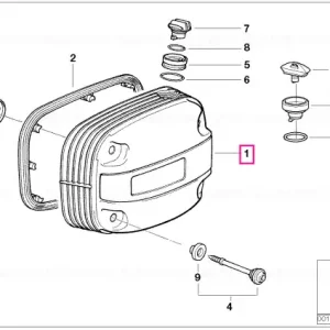 Bestseller Capac chiuloasă cu filet, stânga - BMW Motorrad