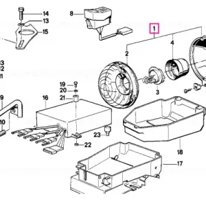 Lamă semnalizare albastră - BMW Motorrad Ofertă limitată