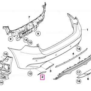 Bestseller Ornament decorativ stanga M - BMW