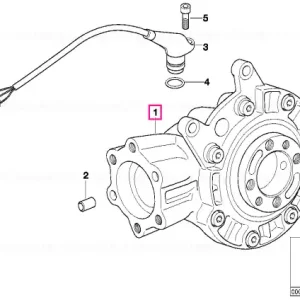 Cel mai vândut Diferential argintiu/ABS I=33:13=2,54 - BMW Motorrad