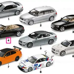Bestseller Model BMW 3ER CAB GRAU87