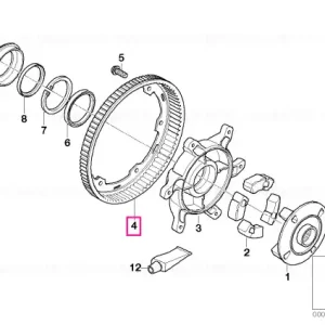 Roată curea spate - BMW Motorrad Reducere specială