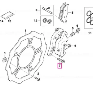 Preț promoțional Șurub hexagonal cu guler M8X32X16 SW11 - BMW Motorrad