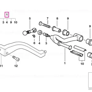 Nu rata Manetă schimbător manual - BMW Motorrad