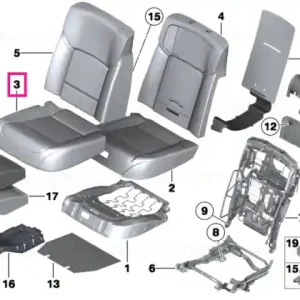 Super ofertă Husă scaun confort piele SCHWARZ LCSW SCHWARZ - BMW