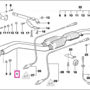 Retur ușor Catalizator cu silenziator - BMW