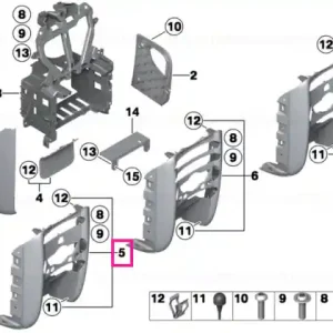 Capac consola centrala - BMW - Mini Livrare rapidă