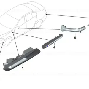 Retur gratuit Reflector spate dreapta - BMW