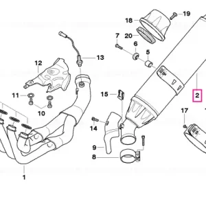 Amortizor catalizator - BMW Motorrad Livrare expres