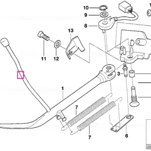 Piciorus lateral CR - BMW Motorrad Plată sigură