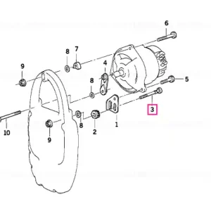 Plată securizată Surub - BMW Motorrad