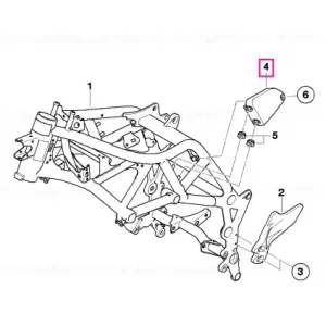 Finisaj cadru exterior stâng - BMW Motorrad Discount