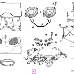 Doar azi Set sistem audio C1 - BMW Motorrad