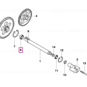 Rulment bile canelat 25X47X12 - BMW Motorrad Plată sigură