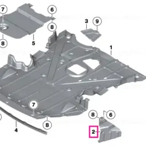 Super ofertă Ecran motor dreapta - BMW