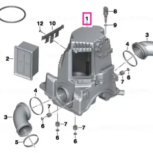 Livrare rapidă Silențiator admisie - BMW Motorrad